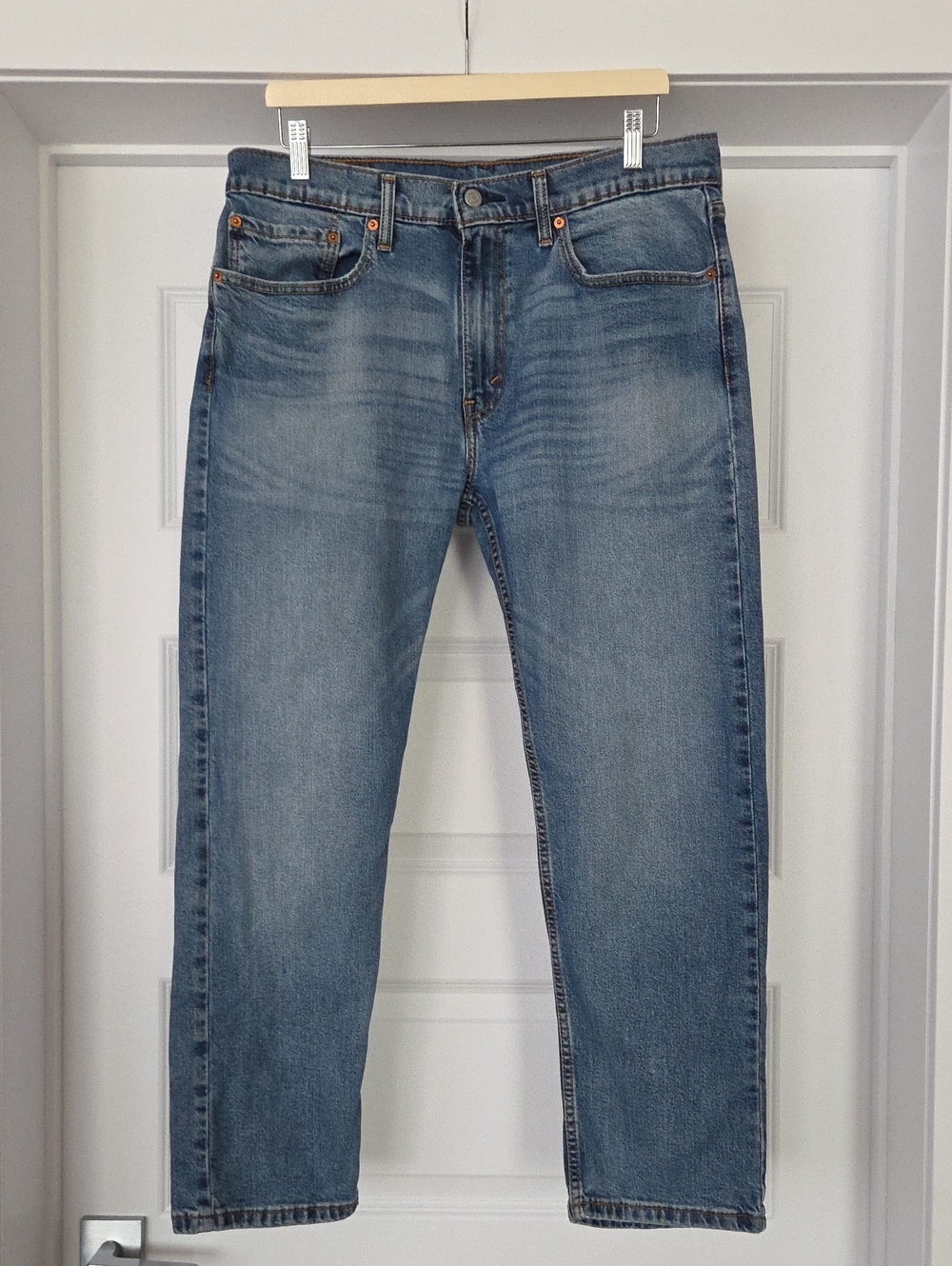 Levi's 502 Light Blue Taper Jeans, Size 34X30